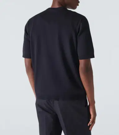 Gucci Logo silk and cotton T-shirt | Thumbnail 3 Gucci Logo silk and cotton T-shirt | Thumbnail 3
