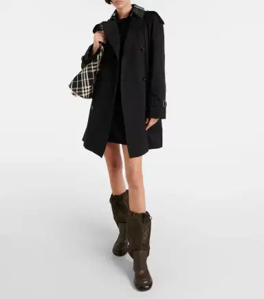 Burberry Check knee-high boots | Thumbnail 5 Burberry Check knee-high boots | Thumbnail 5