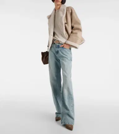 Brunello Cucinelli High-rise straight jeans | Thumbnail 2 Brunello Cucinelli High-rise straight jeans | Thumbnail 2