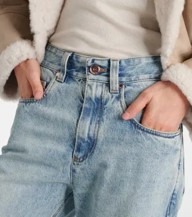 Brunello Cucinelli High-rise straight jeans | Thumbnail 4 Brunello Cucinelli High-rise straight jeans | Thumbnail 4