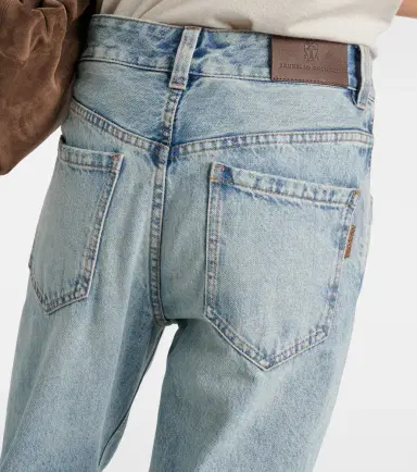 Brunello Cucinelli High-rise straight jeans | Thumbnail 5 Brunello Cucinelli High-rise straight jeans | Thumbnail 5