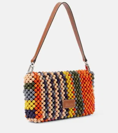 Staud Timmy Small beaded shoulder bag | Thumbnail 3 Staud Timmy Small beaded shoulder bag | Thumbnail 3