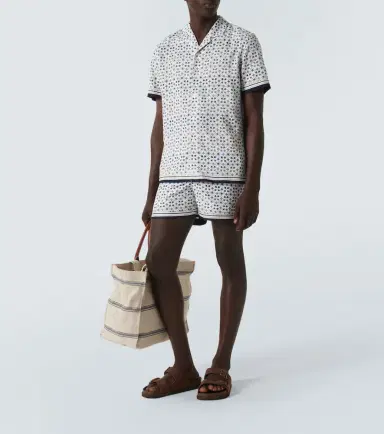 Orlebar Brown Hibbert floral bowling shirt | Thumbnail 4 Orlebar Brown Hibbert floral bowling shirt | Thumbnail 4