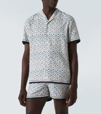 Orlebar Brown Hibbert floral bowling shirt | Thumbnail 5 Orlebar Brown Hibbert floral bowling shirt | Thumbnail 5
