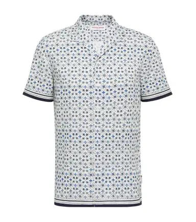 Orlebar Brown Hibbert floral bowling shirt | Thumbnail 1 Orlebar Brown Hibbert floral bowling shirt | Thumbnail 1