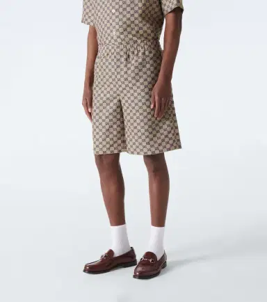 Gucci GG linen-blend shorts | Thumbnail 5 Gucci GG linen-blend shorts | Thumbnail 5