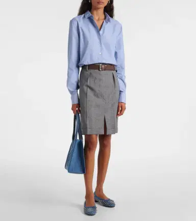 Christian Louboutin Sweetie Jane Spikes denim ballet flats | Thumbnail 5 Christian Louboutin Sweetie Jane Spikes denim ballet flats | Thumbnail 5