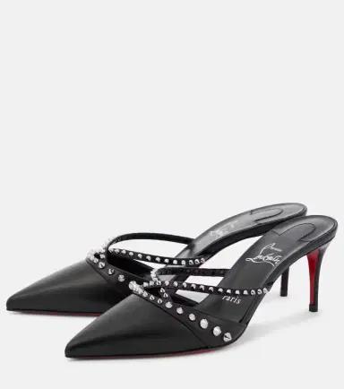 Christian Louboutin Tatoosh 70 studded leather mules | Thumbnail 2 Christian Louboutin Tatoosh 70 studded leather mules | Thumbnail 2