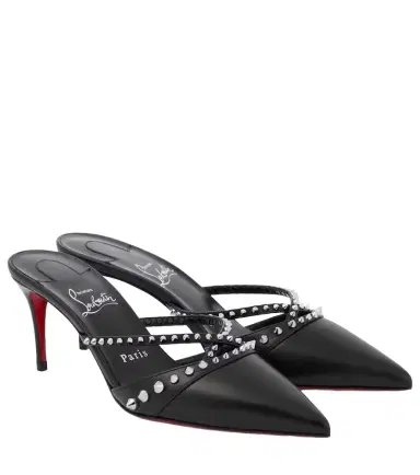 Christian Louboutin Tatoosh 70 studded leather mules | Thumbnail 1 Christian Louboutin Tatoosh 70 studded leather mules | Thumbnail 1