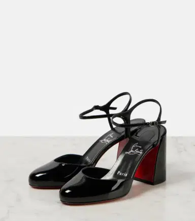 Christian Louboutin Jane 85 leather Mary Jane pumps | Thumbnail 2 Christian Louboutin Jane 85 leather Mary Jane pumps | Thumbnail 2