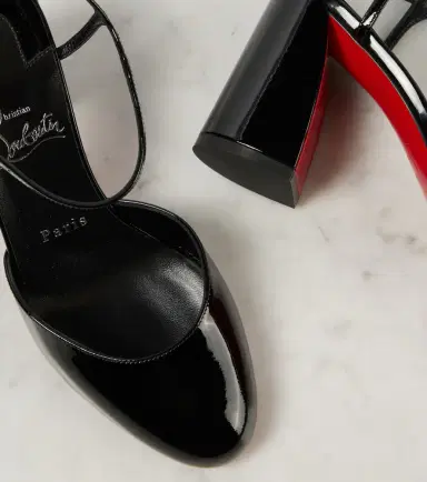 Christian Louboutin Jane 85 leather Mary Jane pumps | Thumbnail 3 Christian Louboutin Jane 85 leather Mary Jane pumps | Thumbnail 3
