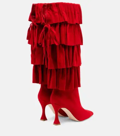 Manolo Blahnik Miralone 90 suede knee-high boots | Thumbnail 3 Manolo Blahnik Miralone 90 suede knee-high boots | Thumbnail 3