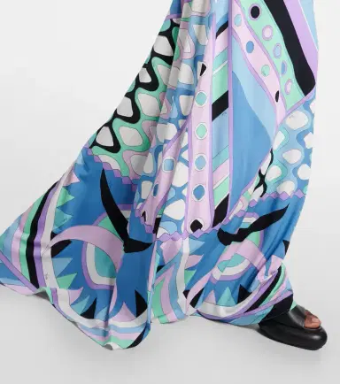 Pucci Vivara satin jersey maxi skirt | Thumbnail 3 Pucci Vivara satin jersey maxi skirt | Thumbnail 3