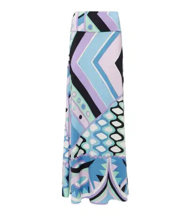 Pucci Vivara satin jersey maxi skirt | Thumbnail 1 Pucci Vivara satin jersey maxi skirt | Thumbnail 1