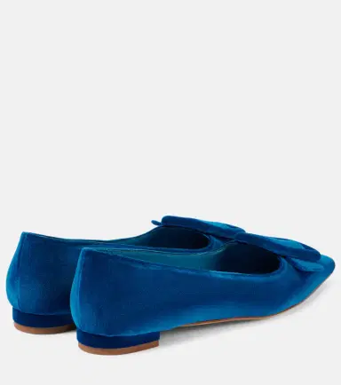 Manolo Blahnik Maysale velvet ballet flats | Thumbnail 3 Manolo Blahnik Maysale velvet ballet flats | Thumbnail 3
