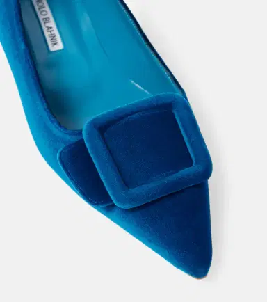 Manolo Blahnik Maysale velvet ballet flats | Thumbnail 4 Manolo Blahnik Maysale velvet ballet flats | Thumbnail 4