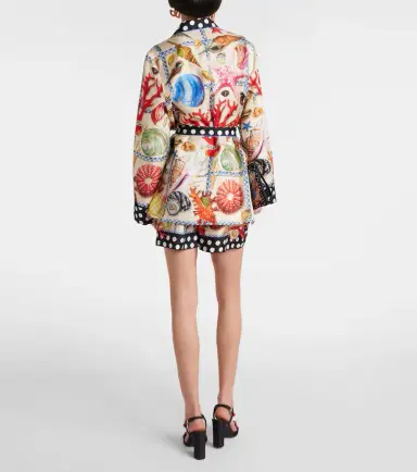 Dolce & Gabbana Capri printed silk satin shirt | Thumbnail 2 Dolce & Gabbana Capri printed silk satin shirt | Thumbnail 2