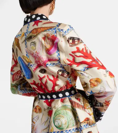 Dolce & Gabbana Capri printed silk satin shirt | Thumbnail 3 Dolce & Gabbana Capri printed silk satin shirt | Thumbnail 3