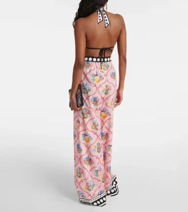 Dolce & Gabbana Capri printed cotton palazzo pants | Thumbnail 3 Dolce & Gabbana Capri printed cotton palazzo pants | Thumbnail 3