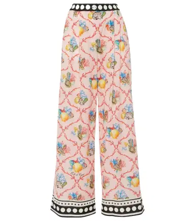 Dolce & Gabbana Capri printed cotton palazzo pants | Thumbnail 1 Dolce & Gabbana Capri printed cotton palazzo pants | Thumbnail 1