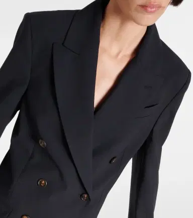 Brunello Cucinelli Double-breasted wool-blend blazer | Thumbnail 5 Brunello Cucinelli Double-breasted wool-blend blazer | Thumbnail 5
