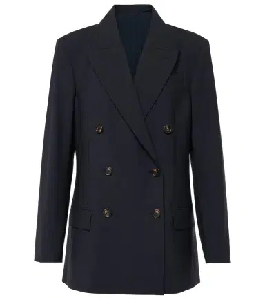 Brunello Cucinelli Double-breasted wool-blend blazer | Thumbnail 1 Brunello Cucinelli Double-breasted wool-blend blazer | Thumbnail 1