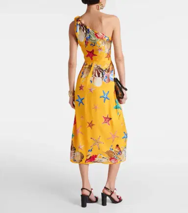 Dolce & Gabbana Capri printed silk-blend midi dress | Thumbnail 2 Dolce & Gabbana Capri printed silk-blend midi dress | Thumbnail 2