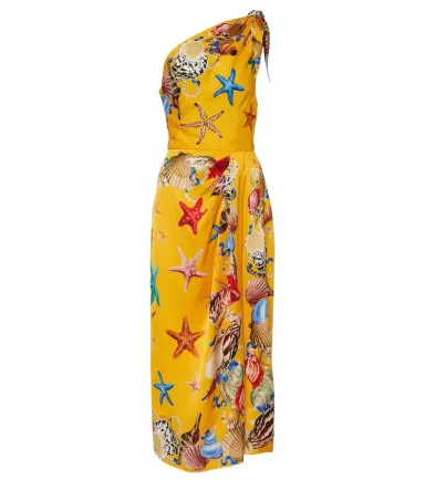 Dolce & Gabbana Capri printed silk-blend midi dress | Thumbnail 1 Dolce & Gabbana Capri printed silk-blend midi dress | Thumbnail 1