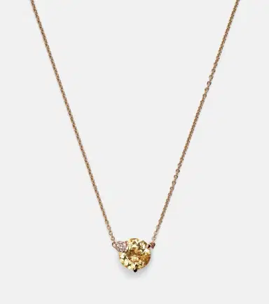 Bucherer Fine Jewellery Peekaboo 18kt rose gold necklace with beryl and diamonds | Thumbnail 3 Bucherer Fine Jewellery Peekaboo 18kt rose gold necklace with beryl and diamonds | Thumbnail 3