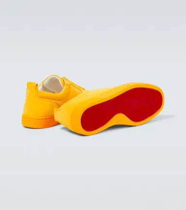 Christian Louboutin Louis Junior Spikes suede sneakers | Thumbnail 4 Christian Louboutin Louis Junior Spikes suede sneakers | Thumbnail 4