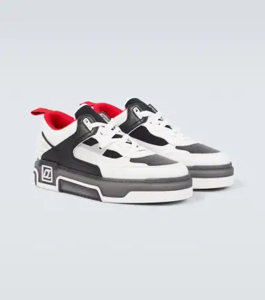 Christian Louboutin Astroloubi leather-trimmed sneakers | Thumbnail 2 Christian Louboutin Astroloubi leather-trimmed sneakers | Thumbnail 2