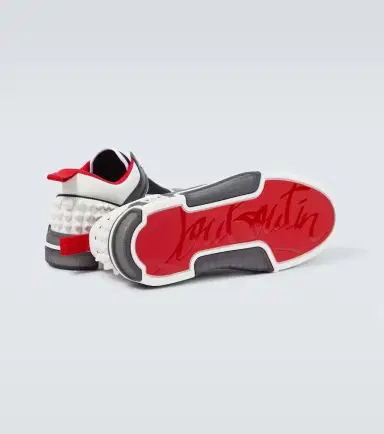 Christian Louboutin Astroloubi leather-trimmed sneakers | Thumbnail 6 Christian Louboutin Astroloubi leather-trimmed sneakers | Thumbnail 6