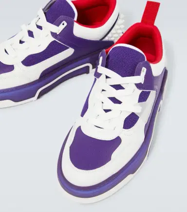 Christian Louboutin Astroloubi leather-trimmed sneakers | Thumbnail 5 Christian Louboutin Astroloubi leather-trimmed sneakers | Thumbnail 5