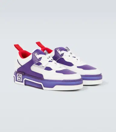 Christian Louboutin Astroloubi leather-trimmed sneakers | Thumbnail 6 Christian Louboutin Astroloubi leather-trimmed sneakers | Thumbnail 6