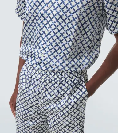 Frescobol Carioca Palma printed silk-blend shorts | Thumbnail 2 Frescobol Carioca Palma printed silk-blend shorts | Thumbnail 2