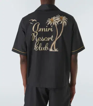Amiri Resort Club embroidered cotton bowling shirt | Thumbnail 2 Amiri Resort Club embroidered cotton bowling shirt | Thumbnail 2