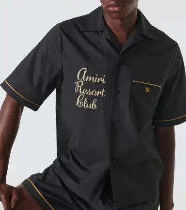 Amiri Resort Club embroidered cotton bowling shirt | Thumbnail 3 Amiri Resort Club embroidered cotton bowling shirt | Thumbnail 3