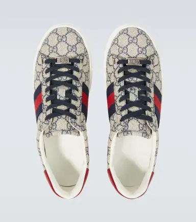 Gucci Ace canvas sneakers | Thumbnail 4 Gucci Ace canvas sneakers | Thumbnail 4