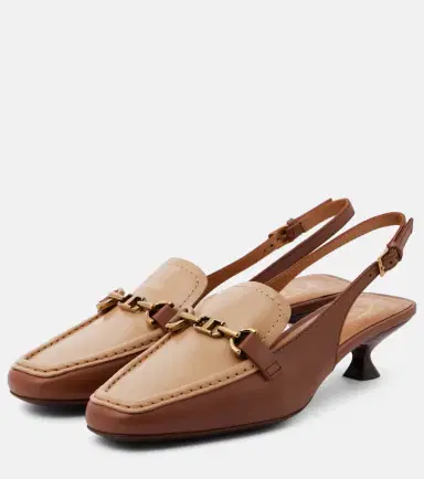 Tod's 35 leather slingback pumps | Thumbnail 2 Tod's 35 leather slingback pumps | Thumbnail 2