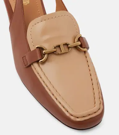 Tod's 35 leather slingback pumps | Thumbnail 3 Tod's 35 leather slingback pumps | Thumbnail 3
