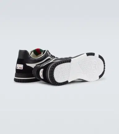 Gucci Re-Web GG Canvas leather-trimmed sneakers | Thumbnail 2 Gucci Re-Web GG Canvas leather-trimmed sneakers | Thumbnail 2