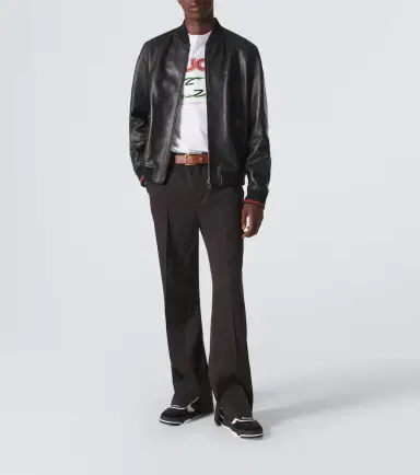 Gucci Re-Web GG Canvas leather-trimmed sneakers | Thumbnail 7 Gucci Re-Web GG Canvas leather-trimmed sneakers | Thumbnail 7