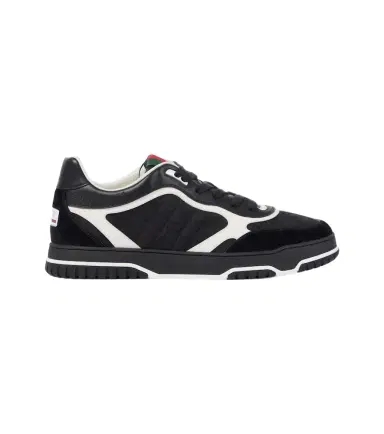 Gucci Re-Web GG Canvas leather-trimmed sneakers | Thumbnail 1 Gucci Re-Web GG Canvas leather-trimmed sneakers | Thumbnail 1