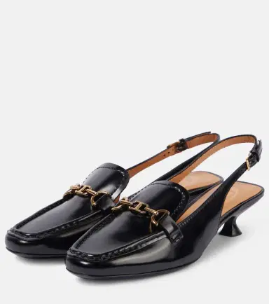 Tod's 35 leather slingback pumps | Thumbnail 3 Tod's 35 leather slingback pumps | Thumbnail 3