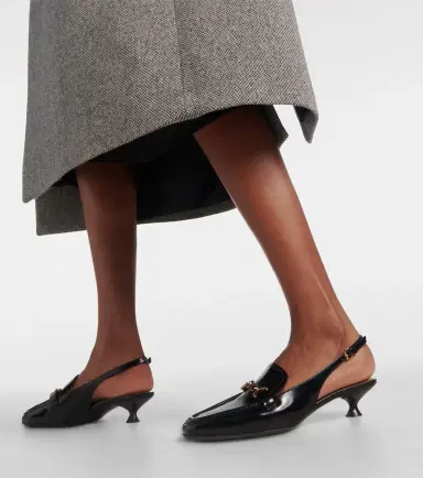 Tod's 35 leather slingback pumps | Thumbnail 6 Tod's 35 leather slingback pumps | Thumbnail 6