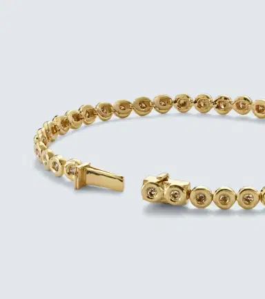 Octavia Elizabeth Blossom 18kt gold tennis bracelet with diamonds | Thumbnail 3 Octavia Elizabeth Blossom 18kt gold tennis bracelet with diamonds | Thumbnail 3