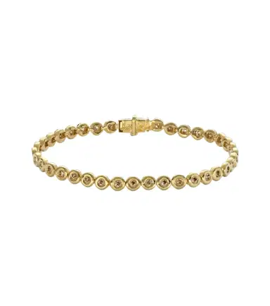 Octavia Elizabeth Blossom 18kt gold tennis bracelet with diamonds | Thumbnail 1 Octavia Elizabeth Blossom 18kt gold tennis bracelet with diamonds | Thumbnail 1