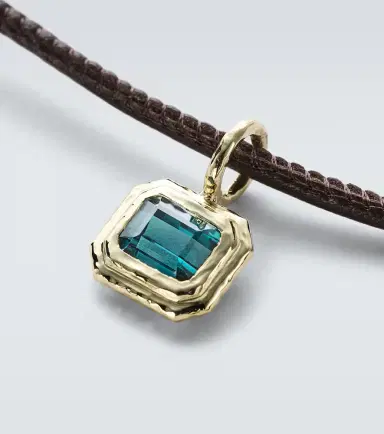 Octavia Elizabeth 18kt gold pendant necklace with tourmaline | Thumbnail 3 Octavia Elizabeth 18kt gold pendant necklace with tourmaline | Thumbnail 3