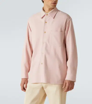 Auralee Wool flannel overshirt | Thumbnail 7 Auralee Wool flannel overshirt | Thumbnail 7