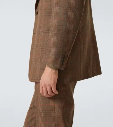 Auralee Prince of Wales wool blazer | Thumbnail 5 Auralee Prince of Wales wool blazer | Thumbnail 5